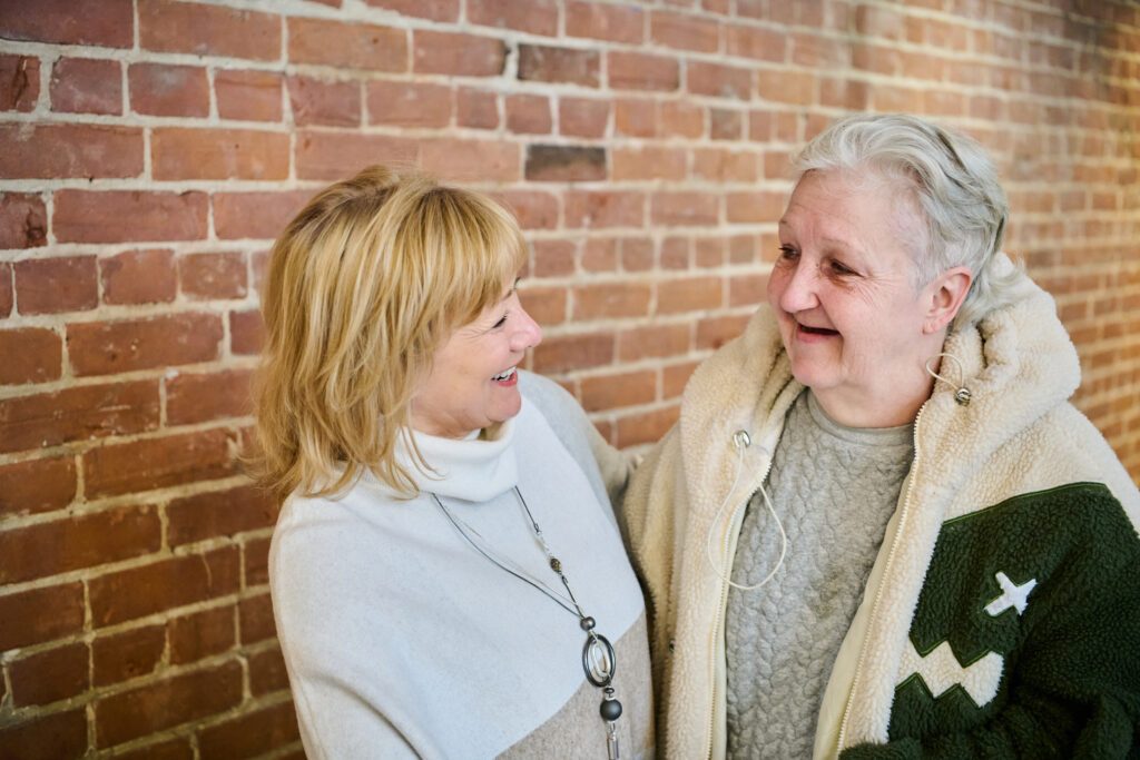 Diane Pilote et Brigitte